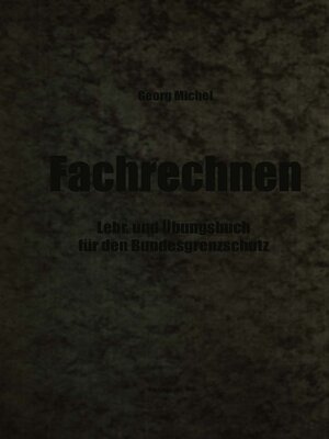 cover image of Fachrechnen